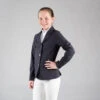 Horze Adele Junior Show Coat -Equestrian Clothing Store 33317 horze adele jr show coat dark blue 64237 21108.1583871947
