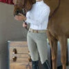Ovation Euroweave Side Zip Breeches For Girls -Equestrian Clothing Store 464973 04155 33037.1527306632