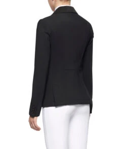 Cavalleria Toscana GP Young Rider Jacket -Equestrian Clothing Store GP young rider jacket black back GBA006 JE115 9999 CT 89878.1635976680