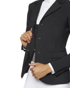 Cavalleria Toscana Zip Riding Jacket In Dark Grey -Equestrian Clothing Store GP zip riding jacket dark grey zipper GGD035 JE133 F898 CT 99925.1660057860
