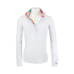 RJ Classics Girls Rebecca Show Shirt 13 RJ Classics Girls Rebecca Show Shirt -Equestrian Clothing Store Rebecca Jr. popsicles front R680JJ J rjclassics 57114.1659025166