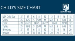 Kids Romfh International Jodhpurs -Equestrian Clothing Store Romfh Childs Size Chart 53173.1684883669