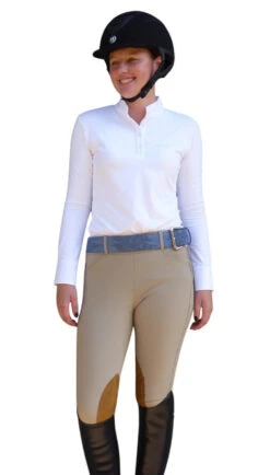 Tailored Sportsman Trophy Hunter SZ MR Breeches -Equestrian Clothing Store TS BreechSideZip tan tailored 48287.1609978155