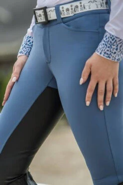 FITS Free Flex Full Seat Breeches -Equestrian Clothing Store a618 fits free flex breech bleu 74551.1659370280