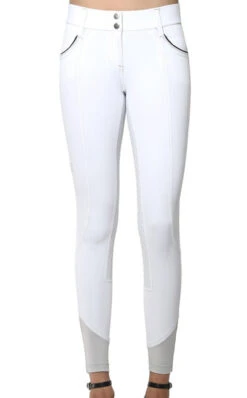 GhoDho Adena Breeches Grip Full Seat -Equestrian Clothing Store adena fs grip breech white front ghodho 48291.1656450137