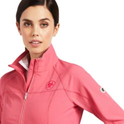 Ariat Agile Softshell Jacket -Equestrian Clothing Store agile softshell jacket party punch detail 10039330 ariat 65782.1650482481