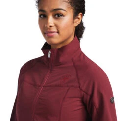 Ariat Agile Softshell Jacket -Equestrian Clothing Store agile softshell jacket zinfandel detail 10039329 ariat 92108.1650482483