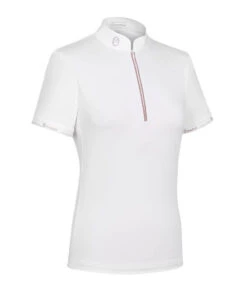 Samshield Aloise Competition Shirt Short Sleeve 17 Samshield Aloise Competition Shirt Short Sleeve -Equestrian Clothing Store aloise show shirt SS white rose gold front ALOISE samshield 58999.1654295641