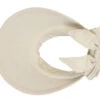 Scala Arosa Deluxe Visor With Bow 1 Scala Arosa Deluxe Visor With Bow -Equestrian Clothing Store arosa deluxe cotton visor bow natural underside V25 NAT scala 33980.1691250486