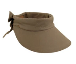 Scala Arosa Deluxe Visor With Bow -Equestrian Clothing Store arosa deluxe cotton visor bow olive brim V25 OLIVE scala 02580.1691250636