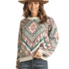 Rock & Roll Denim Aztec Sweater -Equestrian Clothing Store aztec sweater multi 46 1169 rrcg 80222.1629574669