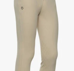 Kids Cavalleria Toscana Logo Breeches Knee Grip -Equestrian Clothing Store beige swatch 03797.1659821993