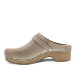 Dansko Berry Mule With Strap Oyster Milled Leather 12 Dansko Berry Mule With Strap Oyster Milled Leather -Equestrian Clothing Store berry mule strap oyster inside 9421611600 dansko 45799.1676048523