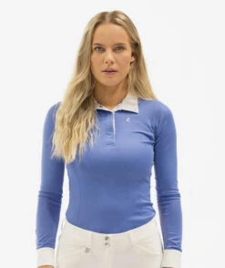 Horze Blaire Long Sleeve Show Shirt 13 Horze Blaire Long Sleeve Show Shirt -Equestrian Clothing Store blair ls show shirt periwinkle collar open horze 12068.1554325267