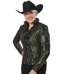 Hobby Horse Bloom Show Jacket -Equestrian Clothing Store bloom jacket green front 1924 hobby horse 80002.1584475303