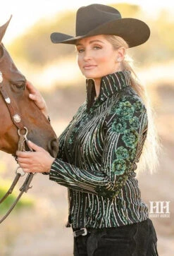 Hobby Horse Bloom Show Jacket -Equestrian Clothing Store bloom jacket green side 1924 hobby horse 07707.1584046186