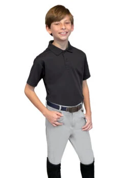 Boys Ovation Softflex 4-Pocket Breeches 8 Boys Ovation Softflex 4-Pocket Breeches -Equestrian Clothing Store boys 4 pocket breech grey rider 471205 ovation 04500.1626211305