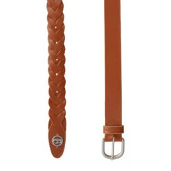 B Vertigo Braided Leather Belt -Equestrian Clothing Store braided belt light brown ends 31905 LBR b vertigo 47546.1667945956