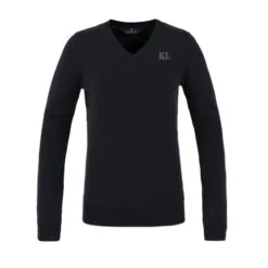 Kingsland Braylee Knit V-Neck -Equestrian Clothing Store braylee knit v neck navy front 2310212816 kingsland 65495.1676076994