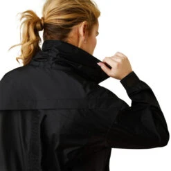 Ariat Breathe Jacket -Equestrian Clothing Store breathe jacket black back collar up 10043394 ariat 05283.1675198588
