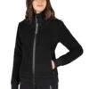 Equiline CarolC Micropile Jacket -Equestrian Clothing Store carolc micropile jacket black front R09777 006 equiline 56430.1668734052