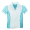 Kids Romfh Bit Signature Show Shirt Short Sleeve -Equestrian Clothing Store chd bit signature ss bleached aqua bit front 470912 romfh 01731.1684880200