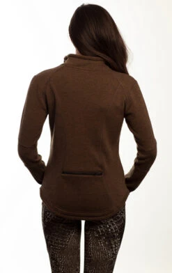 Goode Rider Chill Out Fleece Top -Equestrian Clothing Store chill out fleece top chocolate back 18160 4072 goode rider 97016.1666130146