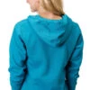 Roper Cowgirl Zip Hoodie With Thumb Holes -Equestrian Clothing Store cowgirl hoodie thumb holes blue back 0309805144033 roper 91144.1653413361