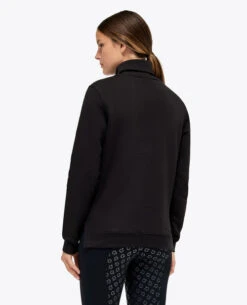 Cavalleria Toscana Embossed Turtleneck Pullover 15 Cavalleria Toscana Embossed Turtleneck Pullover -Equestrian Clothing Store ct emboss turtleneck pullover black back FED106 CO100 9999 cavalleria toscana 85104.1664055544