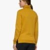 Cavalleria Toscana Embossed Turtleneck Pullover -Equestrian Clothing Store ct emboss turtleneck pullover yl.ochre back FED106 CO100 2B00 cavalleria toscana 98626.1664055558