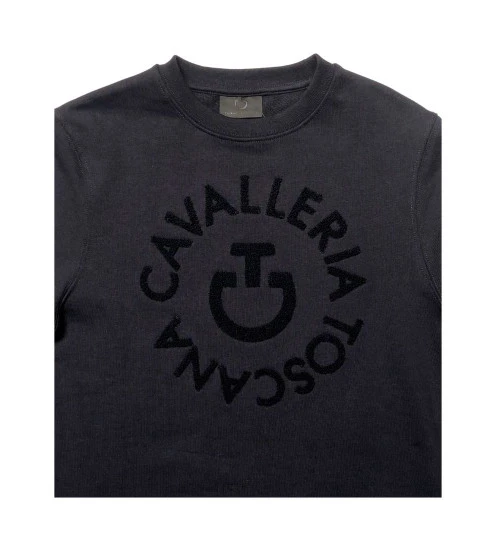Cavalleria Toscana Orbit Logo Sweatshirt 5 Cavalleria Toscana Orbit Logo Sweatshirt - Image 3