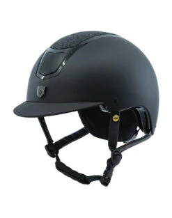 Tipperary Devon UltraMatte Helmet With MIPS -Equestrian Clothing Store devon helmet sparkle mips black 3 4 tipperary 08338.1632683605