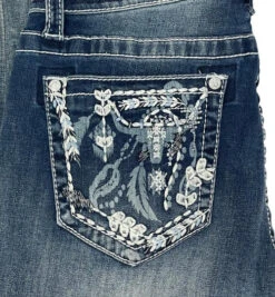 Grace In LA Easy Fit Steer Pocket Jean -Equestrian Clothing Store easy fit cow pocket pocket EB61610 grace in la 26945.1657823391