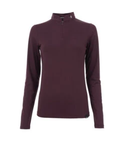Cavallo Edera Tech Shirt -Equestrian Clothing Store edera tech shirt red wine cavallo 24391.1668283429