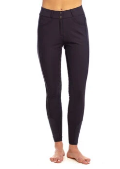 Goode Rider Elite Fleece Breeches Full Seat -Equestrian Clothing Store elite fleece breech fs navy front 14822 goode rider 00893.1664652208