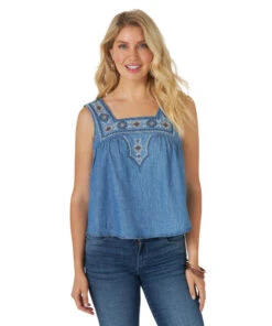 Wrangler Embroidered Tank