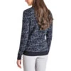 Equiline Engre Jacquard V-Neck Sweater -Equestrian Clothing Store engre v neck jaquard blue back R09774 245 equiline 10352.1661441754