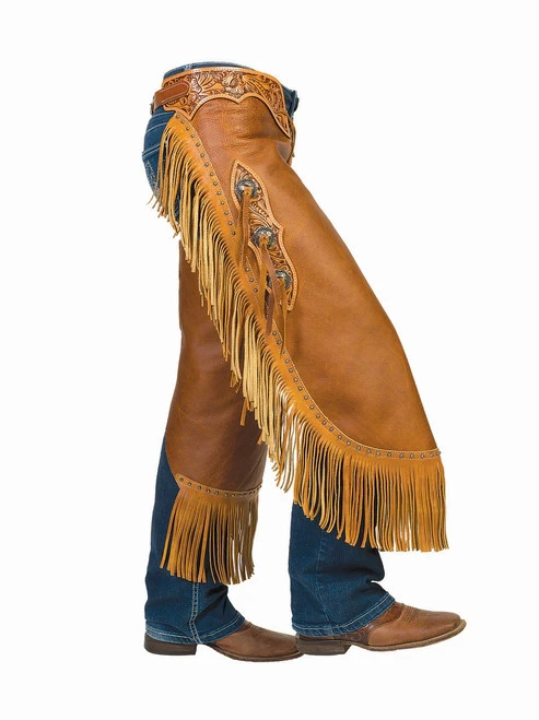 Weaver Leather Weaver Floral Yoke Chinks 3 Weaver Leather Weaver Floral Yoke Chinks