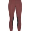 Kerrits Flow Rise Performance Tights -Equestrian Clothing Store flow rise performance tights mahogany front 50200 kerrits 79935.1645910707