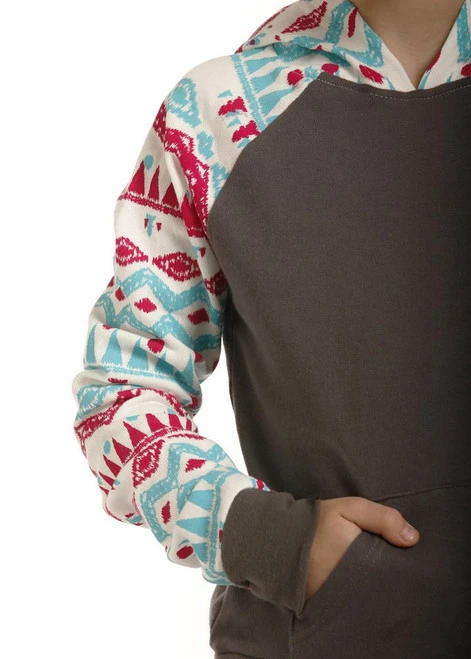 Girls Rock & Roll Print Hoodie 3 Girls Rock & Roll Print Hoodie