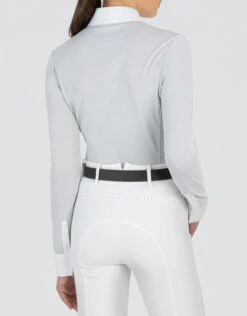 Equiline Garde G Show Shirt 11 Equiline Garde G Show Shirt -Equestrian Clothing Store garde g show shirt silver back H00840 604 equiline 18461.1635534510