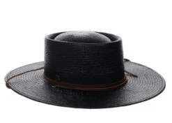 Biltmore Toyo Straw Gaucho Hat 7 Biltmore Toyo Straw Gaucho Hat -Equestrian Clothing Store gaucho toyo straw hat black 3 4 front BVC100 BLACK biltmore 05989.1691354969