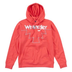 Wrangler Geo Hoodie -Equestrian Clothing Store geo hoodie dark pink hero 112317323 wrangler 32676.1656709555