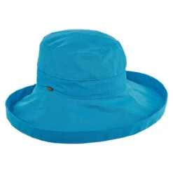 Scala Giana Cotton Big Brim Hat -Equestrian Clothing Store giana cotton azure LC399 AZURE scala 43167.1691249613