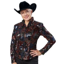 Hobby Horse Ginger Show Jacket -Equestrian Clothing Store ginger show tunic multi front 1988 hobby horse 85222.1584056518
