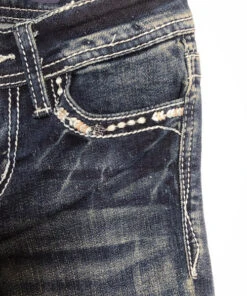 Equestrian Clothing Store -Equestrian Clothing Store girl horse embroidery jean front pocket grace la 37522.1690414702