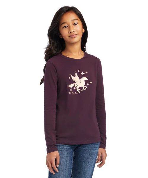 Girls Ariat Dream Tee Long Sleeve 5 Girls Ariat Dream Tee Long Sleeve - Image 3
