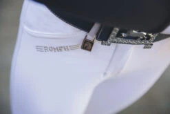 Kids Romfh Sarafina Breeches Knee Patch 9 Kids Romfh Sarafina Breeches Knee Patch -Equestrian Clothing Store girls sarafina white front detail 469622 romfh 65678.1684881161