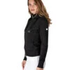 Equiline GlareG Rhinestone Hoodie -Equestrian Clothing Store glareg rhinestone hoodie black side R09781 006 equiline 72563.1667609054