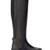Kerrits GripTek Half Chaps 2.0 -Equestrian Clothing Store griptek half chaps black on boot 30448R kerrits 09090.1647193660